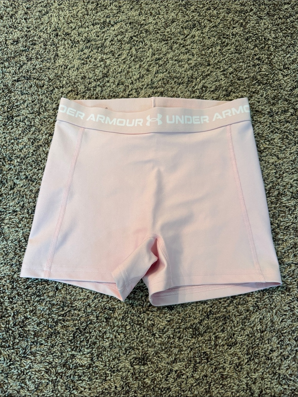 Under Armour Light Pink Women's Compression Shorts